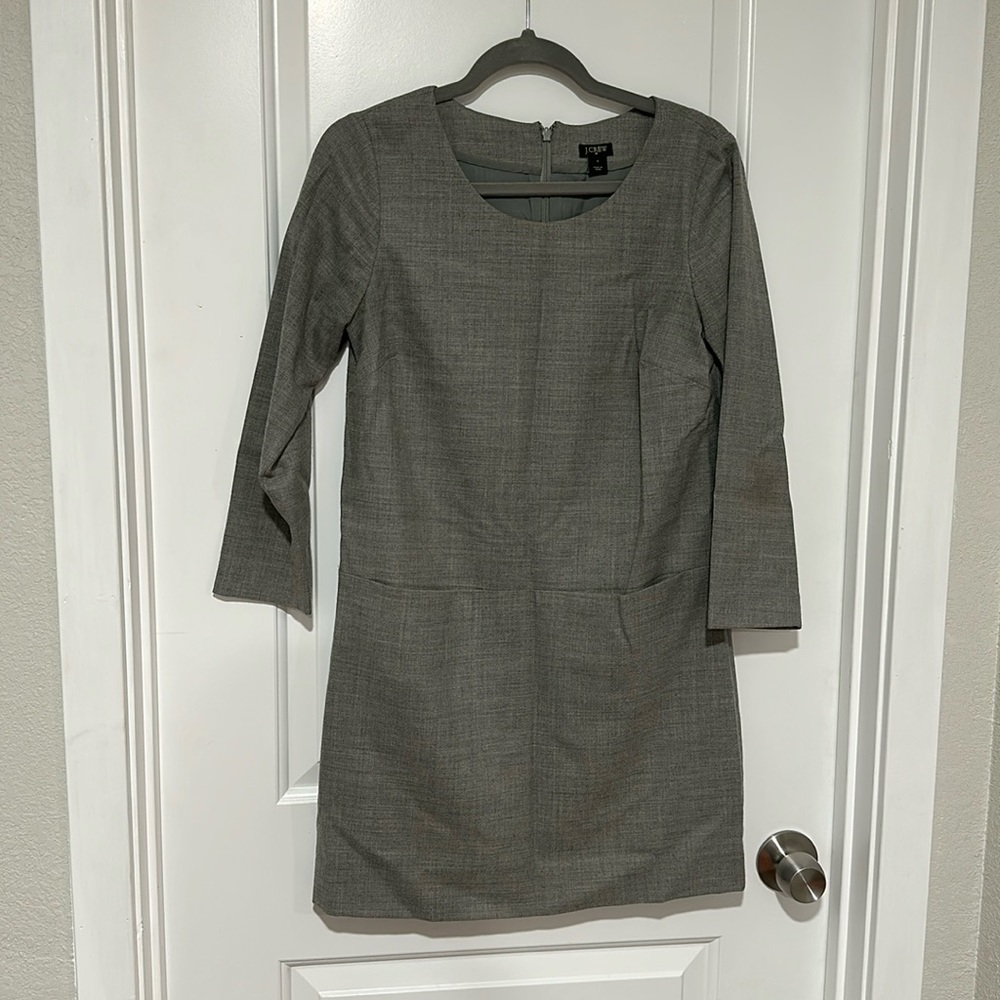 Lined wool J Crew Shift Dress